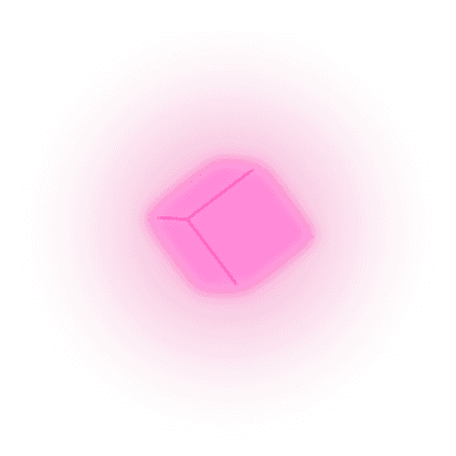 pink cube